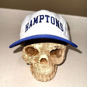 Mad Engine White and Blue Hamptons Cap with adjustable strap